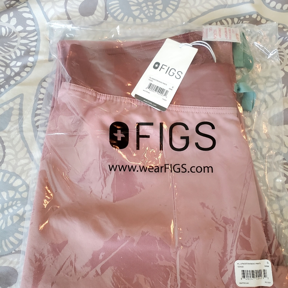 NEW Special Edition Drawstring FIGS Mineral Mauve Livingston Scrub Pants